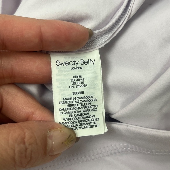 Sweaty Betty Women’s Super Soft Workout Zip Through Hoodie Jacket Sz M Purple - Picture 11 of 15